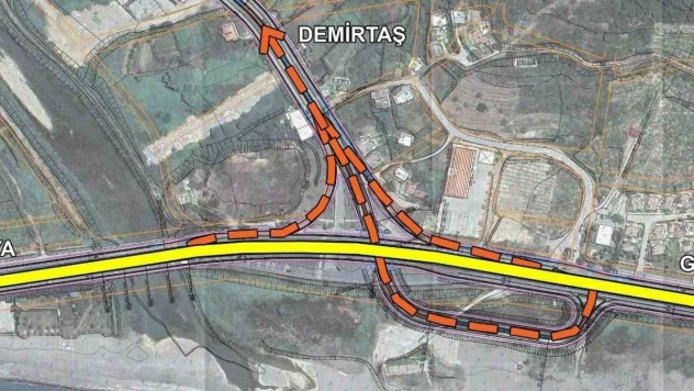 Alanya'da Demirtaş Kavşağı sil baştan yenileniyor