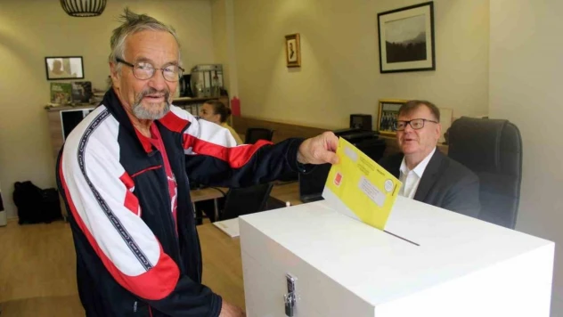 Alanya'da yaşayan Finlandiyalılar cumhurbaşkanlığı seçimi için sandık başında