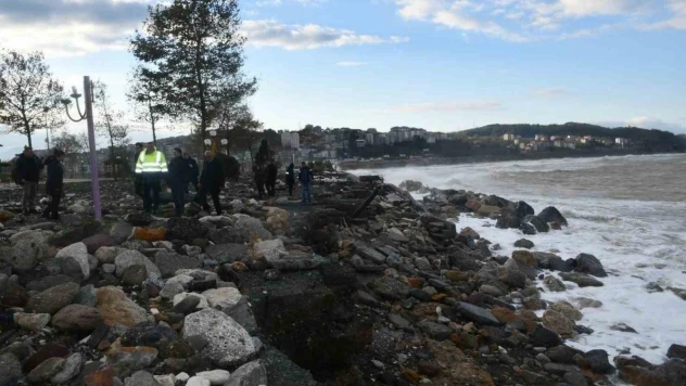 Alaplı Sahil Park'ta büyük hasar meydana geldi