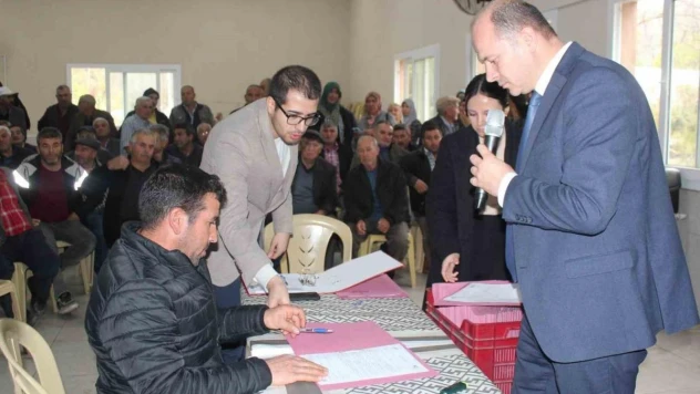 Alaşehir'de 58 yıllık tapu sorunu çözüldü