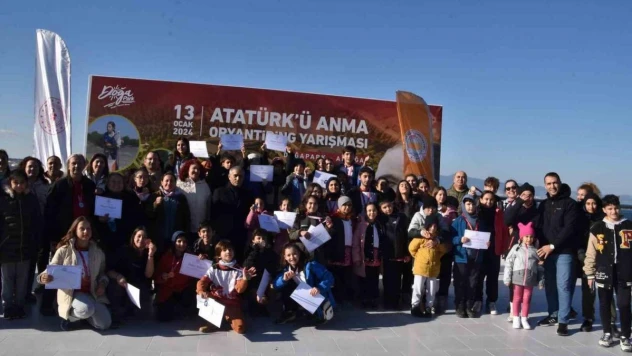 Aliağa'da Atatürk'ü Anma Oryantiring Şampiyonası düzenlendi