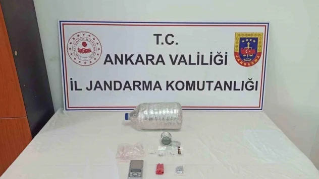Ankara'da 430 gram esrar ve 72 gram metamfetamin ele geçirildi