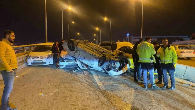 Ankara'da 9 araçlı zincirleme kaza: 4 yaralı