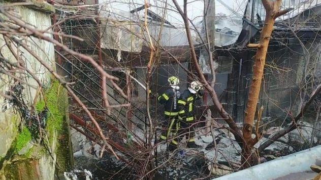 Anne ve oğlunun yaşadığı ev alevlere teslim oldu