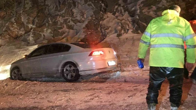 Antalya-Konya karayolunda kar yağışı