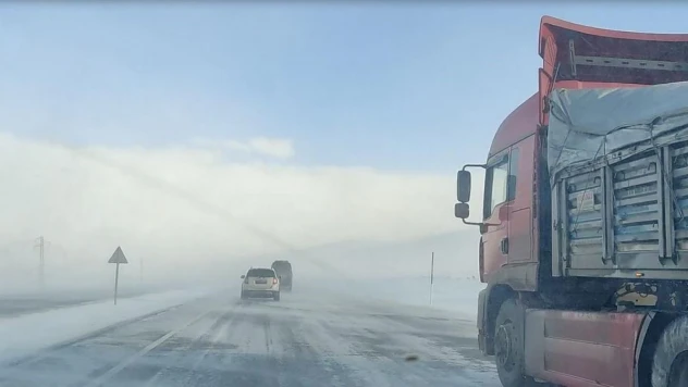 Ardahan'ın yüksek kesimlerinde etkili olan tipi ulaşımı aksatıyor