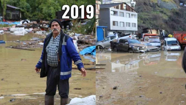 Artvin Borçka'da 4 yıl sonra yine aynı sel manzarası yaşandı