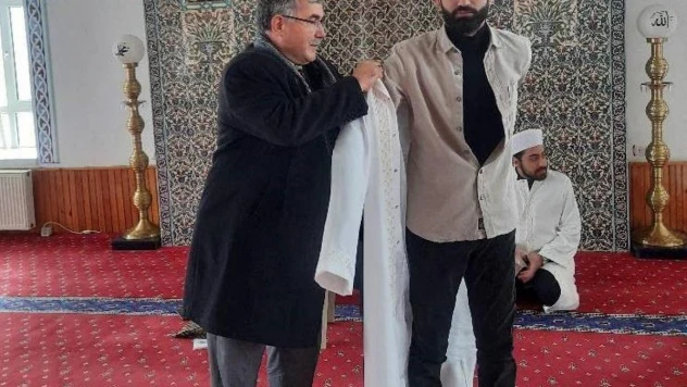 Aslanapa'da cübbe sarık giydirme merasimi