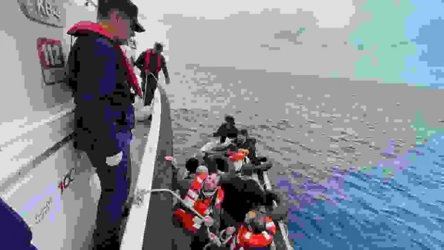 Aydın'da 33 düzensiz göçmen kurtarıldı
