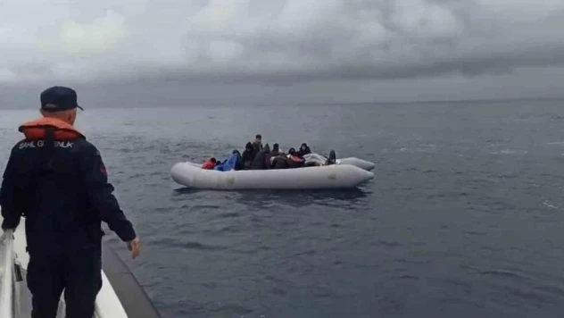 Aydın'da 33 düzensiz göçmen kurtarıldı