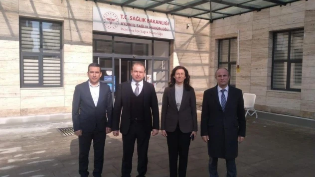 Aydın İl Sağlık Müdürü Şenkul, İncirliova'daki çalışmalar hakkında bilgi aldı