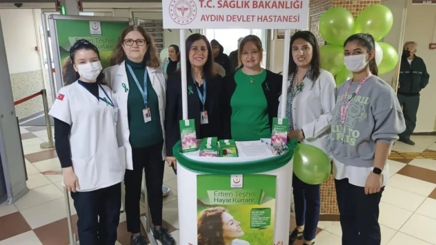 Aydınlı kadınlar 'Rahim Ağzı Kanseri'ne karşı bilgilendirildi