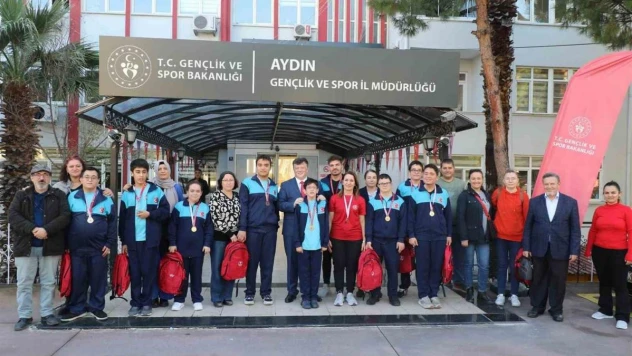 Aydınlı özel sporcular Denizli'den derece ile döndü
