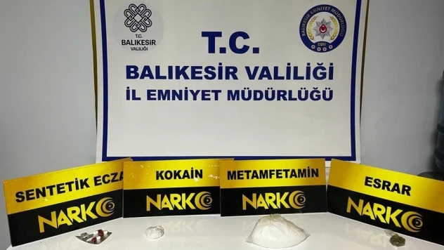 Ayvalık'ta polisten uyuşturucu operasyonu