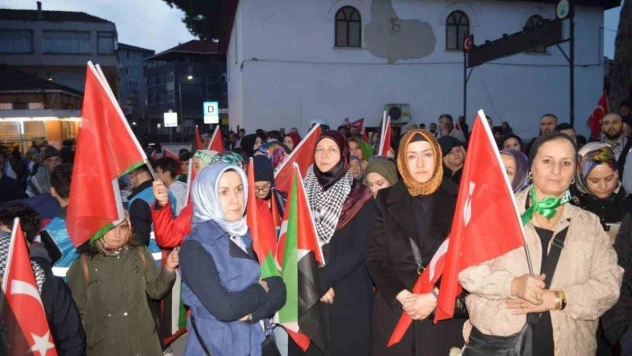 Bafralılar Filistin için yürüdü