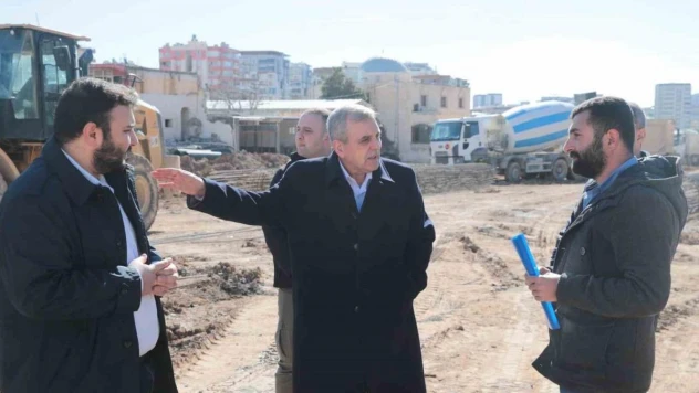 Balıkayağı Köprülü Kavşakta çalışmalar sürüyor