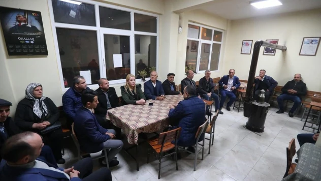 Başkan Doğan yeni yılın ilk gününde vatandaşlarla buluştu