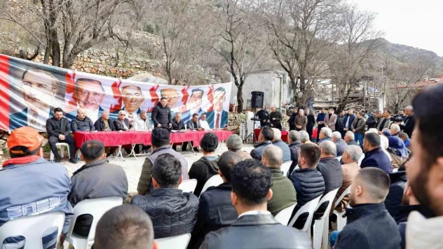 Başkan Yücel'e, batıdaki kırsal mahallelerden tam destek