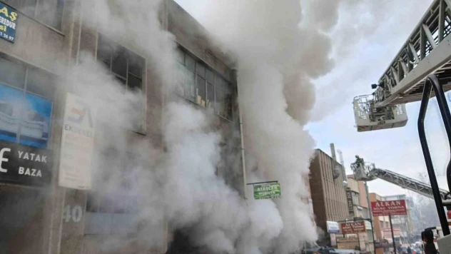 Başkentteki imalathane yangını kontrol altına alındı