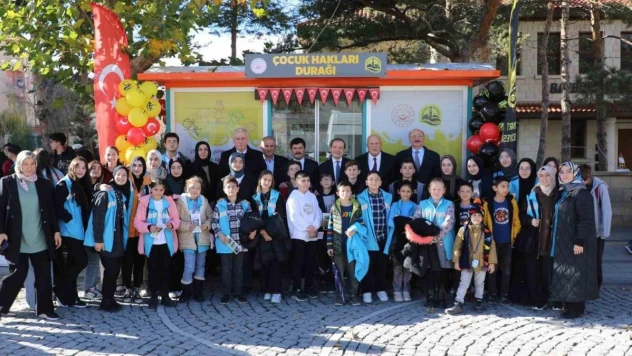 Bayburt'ta Çocuk Hakları Durağı açıldı