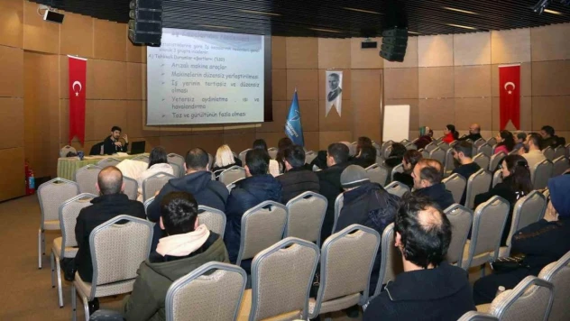 Belediye personeline iş sağlığı ve güvenliği eğitimi