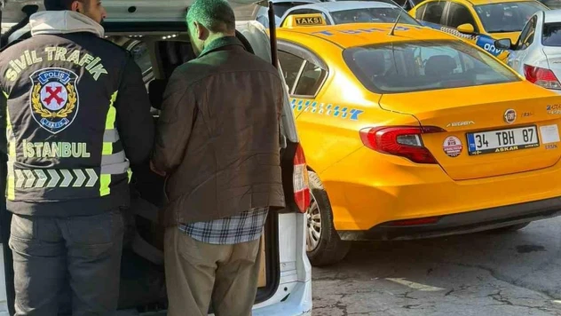 Beşiktaş'ta taksimetre açmayıp çıkan tartışmada yolcuları indiren şoföre ceza yağdı