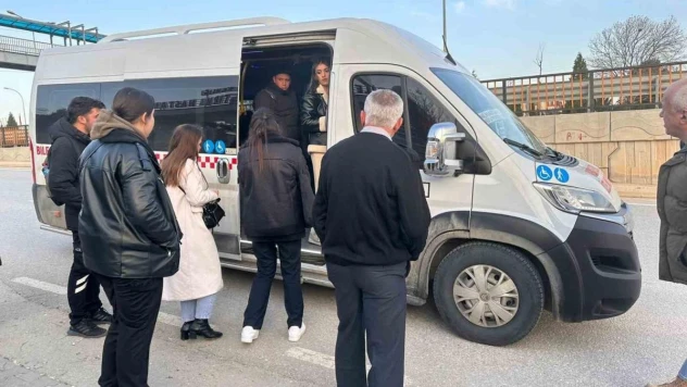 Bilecik'te vatandaşların minibüs isyanı