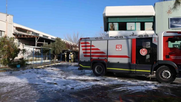 Bir işçinin öldüğü 3 işçinin de yaralandığı yangın elektrikli sobadan çıkmış