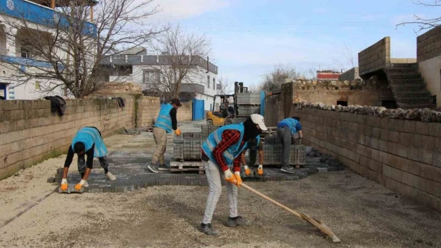 Bozova'da üst yapı çalışmaları devam ediyor