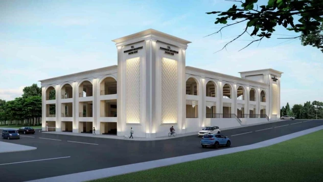 Buharkent Kapalı Pazar Yeri ve Katlı Otopark'ın temeli atıldı