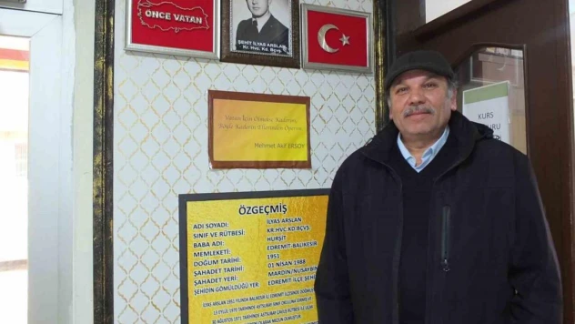 Burhaniye'de şehide vefa