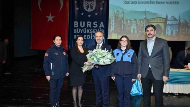 Bursa Büyükşehir Belediyesi memuruna 'tavan'dan destek