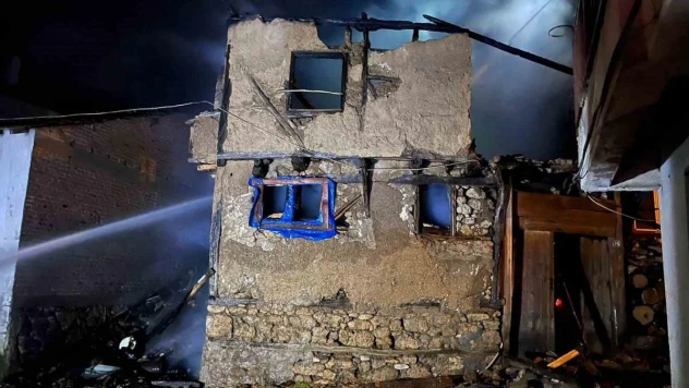 Bursa'da ahırda çıkan yangında 10 büyükbaş hayvan telef oldu