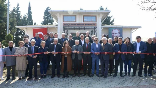 Büyükçekmece Bahçelievler mahalle muhtarlığı törenle açıldı