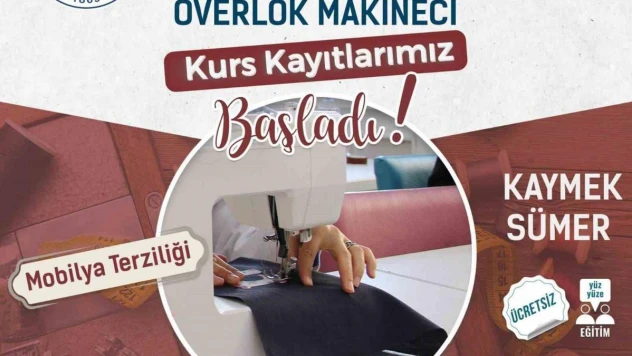 Büyükşehir'den mobilyanın başkenti Kayseri'de 'özel' kurs