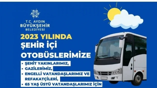 Büyükşehir'den şehiriçi otobüslere 4 milyon 925 bin liralık destek