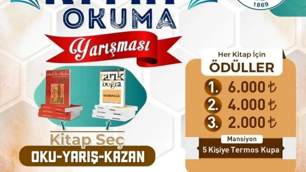 Büyükşehir KAYMEK'in 3'üncü Kitap Okuma Yarışması'nda heyecan başlıyor