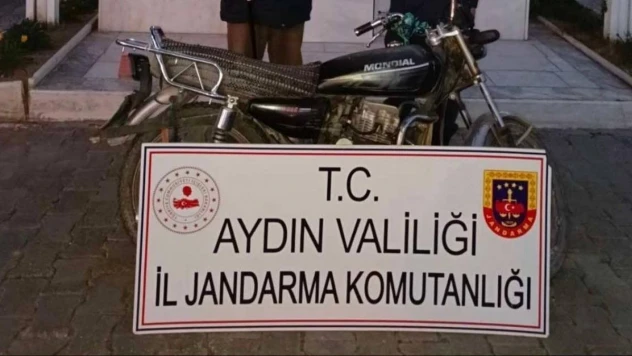 Çalınan motosikleti jandarma buldu