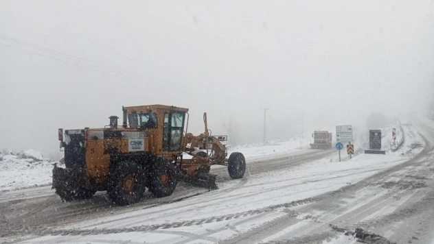 Canik'te kar mesaisi