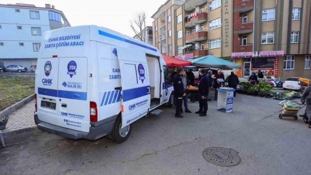 Canik'te Mobil Zabıta Çözüm Merkezi hizmete sunuldu