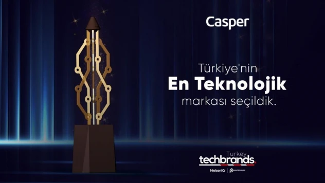 Casper 'En Teknolojik Bilgisayar Markası' ödülünü aldı