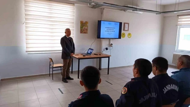 Cezaevi Jandarma Tabur Komutanlığı personellerine su verimliliği anlatıldı