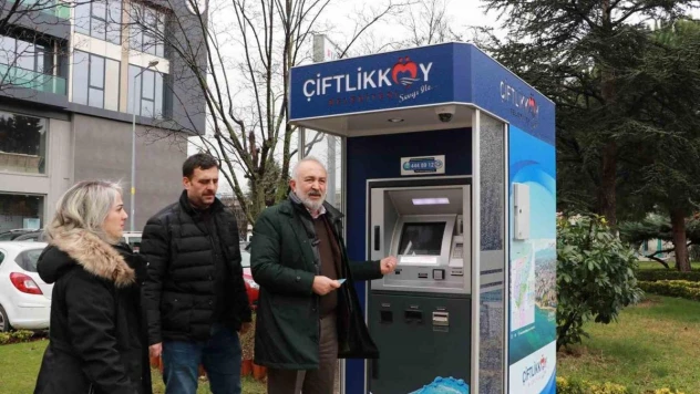 Çiftlikköy'de akıllı vezneler hizmete girdi