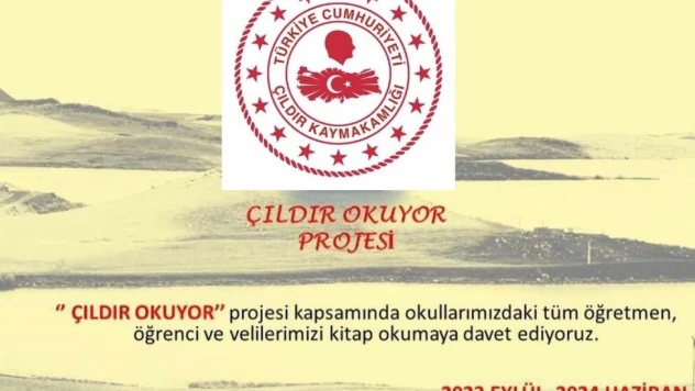 Çıldır'da kitap okuma projesi