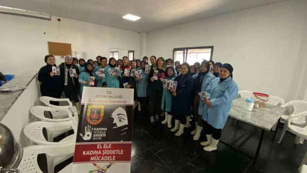 Çine'de kadınlar kadına karşı şiddet konusunda bilgilendirildi