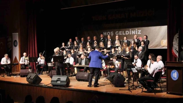 Çorum Belediyesi TSM Korosu'ndan muhteşem konser