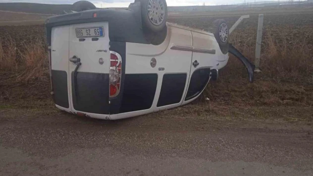 Çorum'da bir acayip kaza