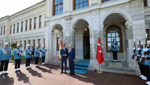 Cumhurbaşkanı Erdoğan, İspanya Başbakanı Pedro Sanchez'i kabul etti