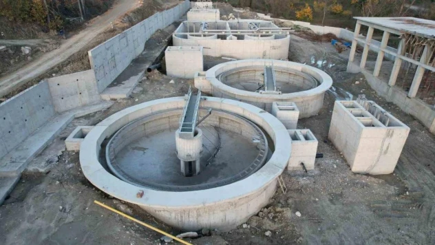 Demirci'nin ilk atıksu arıtma tesisi çalışmalarında sona yaklaşıldı