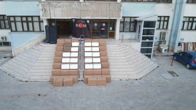 Denizli'de 1,5 milyona yakın sarma sigara yakalandı